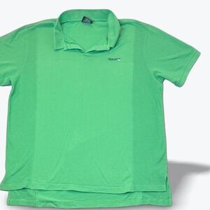 Polo‎ Jeans Co. Ralph Lauren RL Polo Shirt XL Green Cotton Short Sleeve